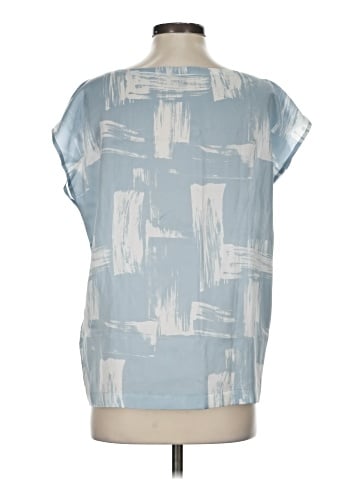 Eileen Fisher Short Sleeve Silk Top (view 2)