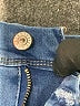 Curve Appeal Solid Blue Jeans Size 2 - photo 4