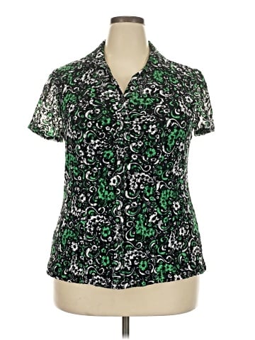 Style&Co Short Sleeve Blouse (view 1)
