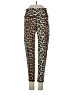 Assorted Brands Animal Print Brown Casual Pants Size S - photo 1