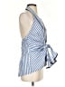 Zara Blue Sleeveless Blouse Size XS - photo 4