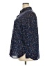 Old Navy 100% Cotton Floral Blue Long Sleeve Button-Down Shirt Size XXL - photo 5