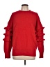 Line & Dot Red Pullover Sweater Size L - photo 1