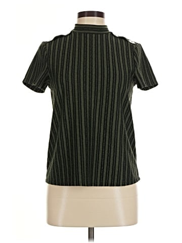 Cable & Gauge Short Sleeve Turtleneck (view 1)