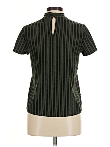 Cable & Gauge Short Sleeve Turtleneck (view 2)