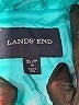 Lands' End 100% Polyester Argyle Teal Jacket Size XL - photo 6
