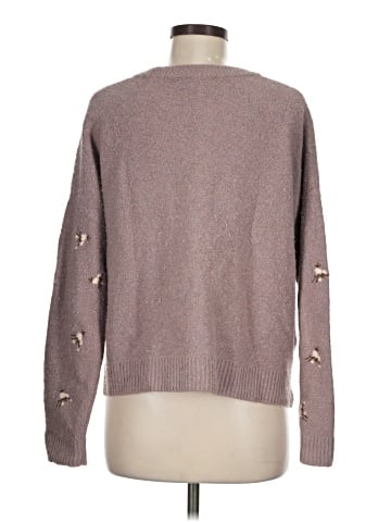 Madewell Embroidered Cross-Stitch Floral Pullover Sweater (view 2)