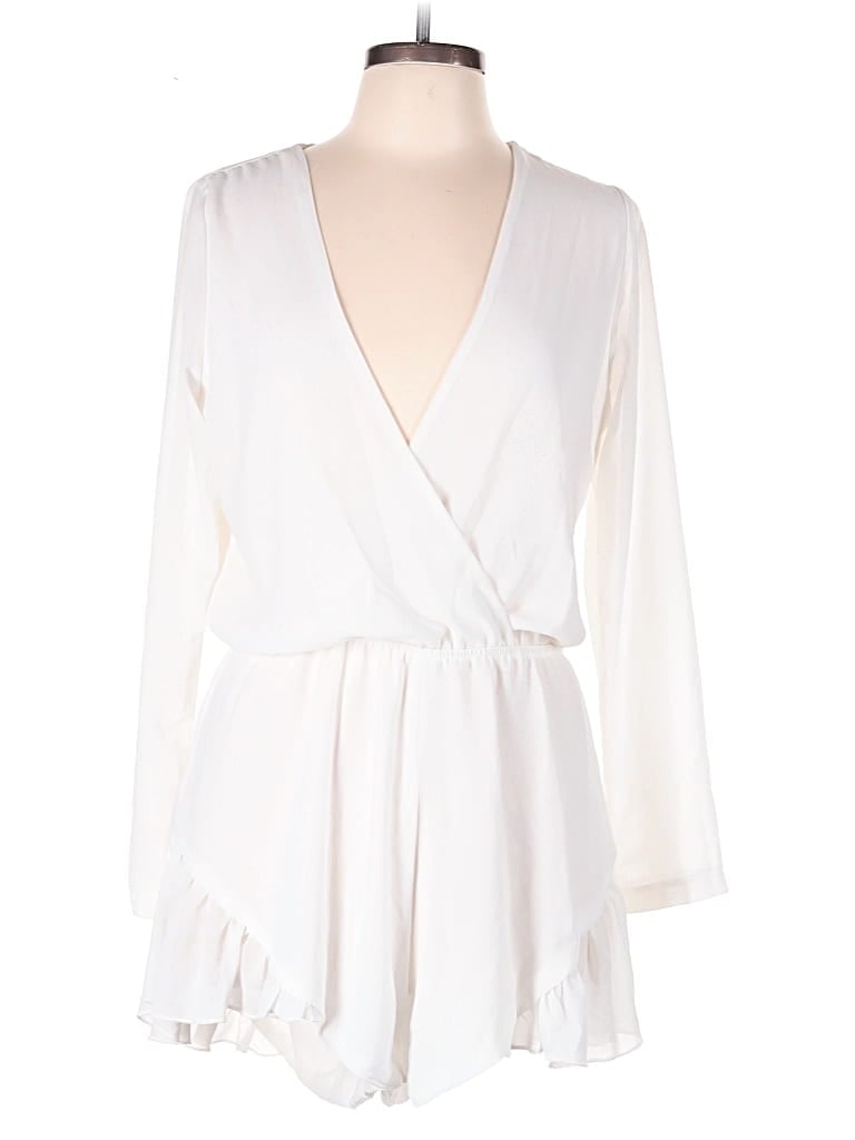 Pre-owned Lioness Casual Dress In White
