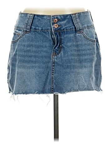 Rewash Denim Skirt (view 1)