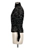 Sweet Rain Black Long Sleeve Top Size M - photo 5