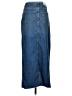 Stradivarius Blue Denim Skirt Size 4 - photo 2