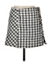 Bershka Houndstooth Gray Casual Skirt Size S - photo 1