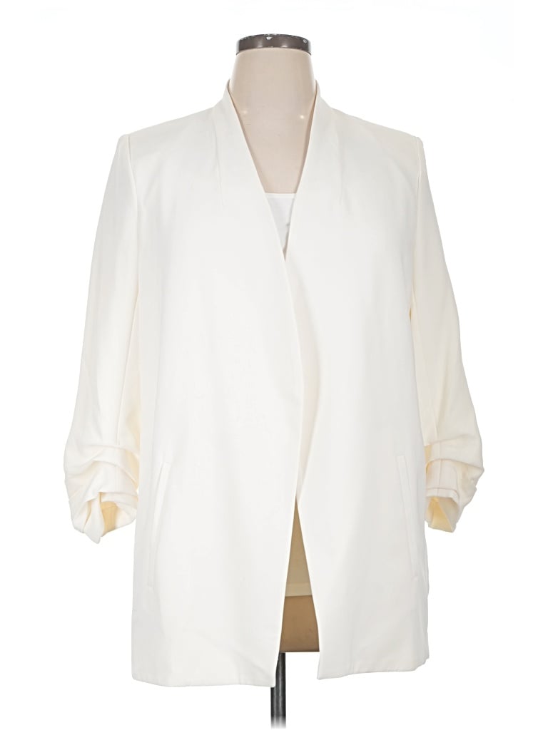 Pre-owned The Limited Coat In Ivory