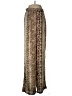 PrettyLittleThing 100% Polyester Animal Print Brown Casual Pants Size 8 - photo 1