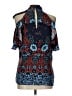 Parker 100% Silk Blue Sleeveless Silk Top Size L - photo 2