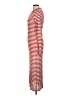 WAYF Stripes Red Casual Dress Size 8 - photo 5