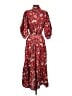 Karina Paisley Red Casual Dress Size S - photo 2