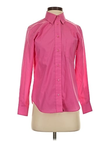 Foxcroft Long Sleeve Button-Down Shirt (view 1)
