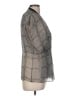 Diane von Furstenberg Black Gray Kimono Size 8 - photo 4