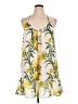 ASOS 100% Polyester Tropical Yellow Casual Dress Size 14 - photo 1