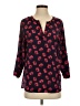 41Hawthorn 100% Polyester Red 3/4 Sleeve Blouse Size S - photo 1
