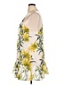 ASOS 100% Polyester Tropical Yellow Casual Dress Size 14 - photo 5