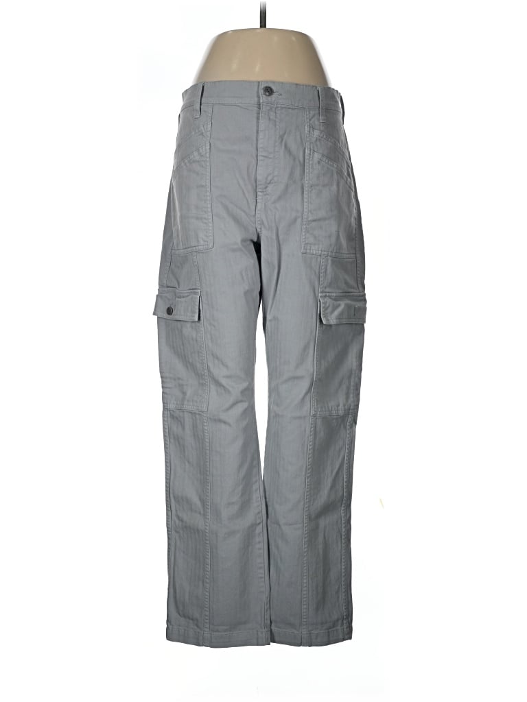 Pre-owned Madewell Cargo Pants In Gray