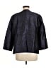 Eileen Fisher Metallic Blue Silk Blazer Size M - photo 2