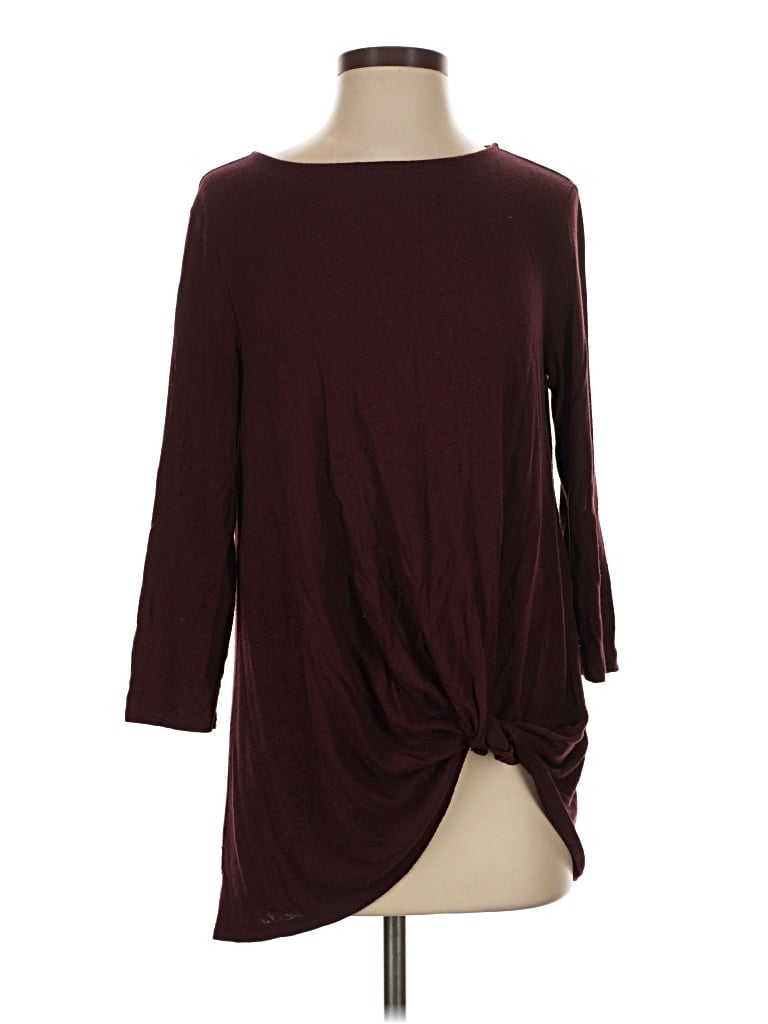 Pre-owned Gibson Pullover Sweater In Burgundy