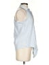 Jonathan Simkhai Blue Sleeveless Button-Down Shirt Size S - photo 4