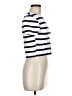 Zara Stripes Ivory Short Sleeve Turtleneck Size M - photo 4