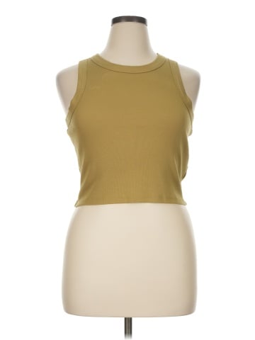 Madewell Supima&reg; Rib Crop Tank (view 1)