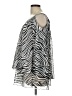 Hot In Hollywood 100% Polyester Silver 3/4 Sleeve Blouse Size L - photo 5
