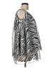 Hot In Hollywood 100% Polyester Silver 3/4 Sleeve Blouse Size L - photo 4