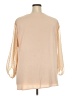 Bebonnie 100% Polyester Tan 3/4 Sleeve Blouse Size 3X - photo 2