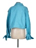 Topshop 100% Polyester Blue Coat Size 8 - photo 2
