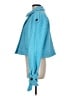 Topshop 100% Polyester Blue Coat Size 8 - photo 5