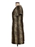 Sag Harbor 100% Polyester Animal Print Gold Cocktail Dress Size 10 (petite) - photo 5