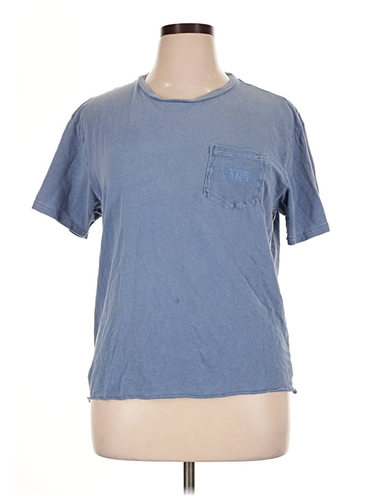 Pre-owned Vans Short Sleeve T-shirt In Blue