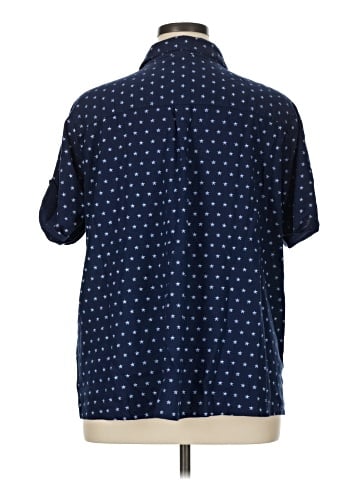 Joan Rivers Short Sleeve Button-Down Shirt (view 2)