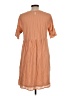 Roolee Solid Tan Casual Dress Size L - photo 2