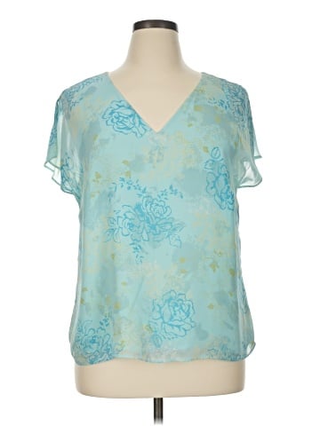 Apostrophe Short Sleeve Blouse (view 1)