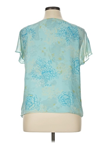 Apostrophe Short Sleeve Blouse (view 2)