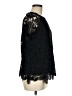 Guest Editor Black Short Sleeve Blouse Size M - photo 4