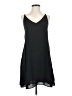 Ann Taylor LOFT 100% Polyester Solid Black Casual Dress Size XS - photo 1