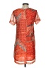 Olivaceous 100% Polyester Paisley Orange Casual Dress Size S - photo 2