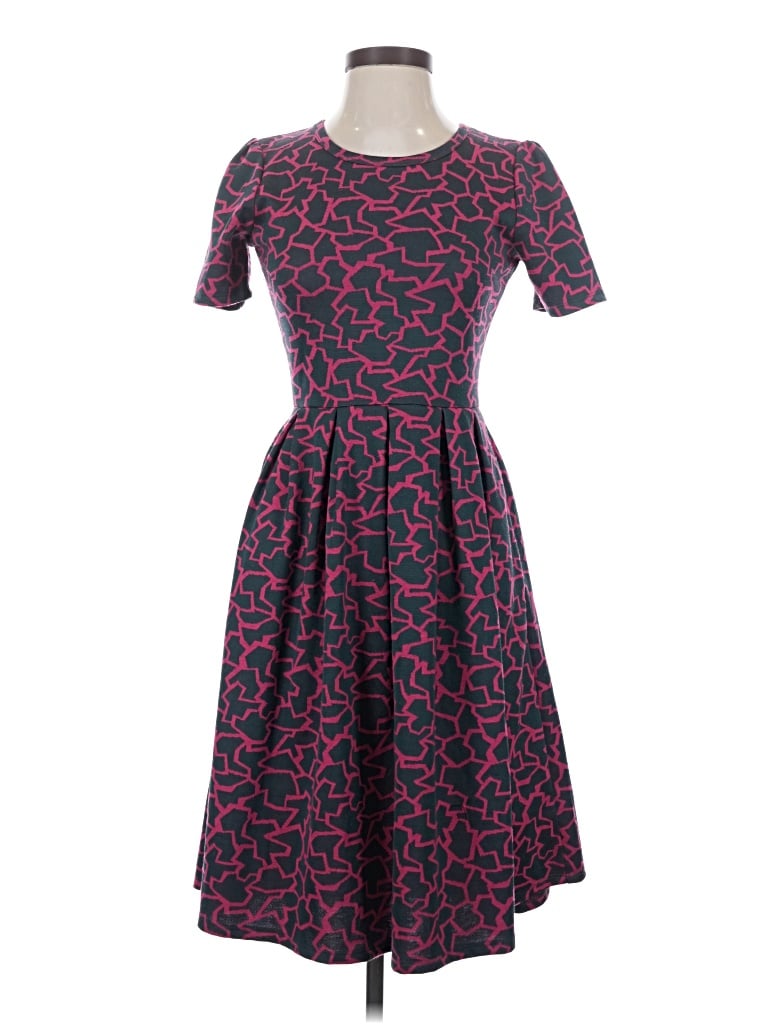 Pre-owned Lularoe Casual Dress In Blue