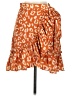 Hutch 100% Polyester Animal Print Orange Casual Skirt Size XS - photo 1