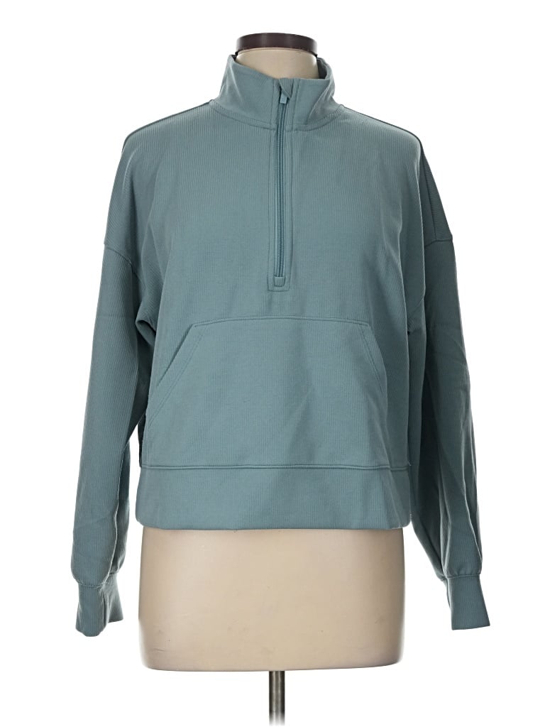 Pre-owned All In Motion Sweatshirt In Teal