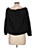 Guess Black 3/4 Sleeve Blouse Size L - photo 2